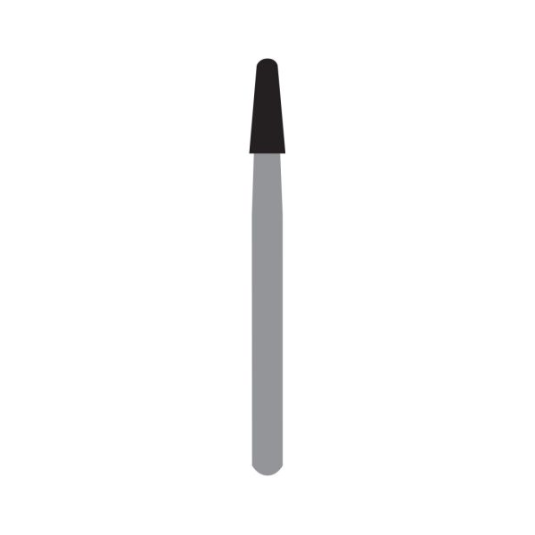 Kerr Jet Tungsten Carbide Operative Bur 1702 016 Taper Round End X-Cut Fissure FG 19mm (5)