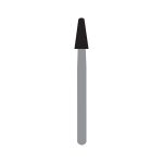 Kerr Jet Tungsten Carbide Operative Bur 1703 021 Taper Round End X-Cut Fissure FG 19mm (5)