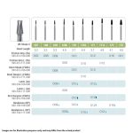 Kerr Jet Tungsten Carbide Operative Bur 172 016 Taper Flat End Fissure FG 19mm (5)