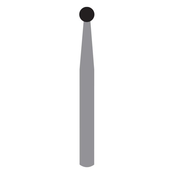 Kerr Jet Tungsten Carbide Fine Cross Cut Bur 1906 018 Round FG 19mm (5)