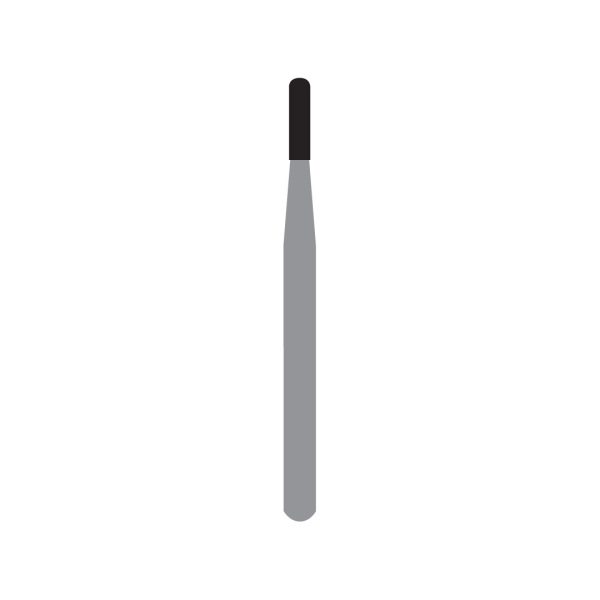 Kerr Jet Tungsten Carbide Fine Cross Cut Bur 1956 009 Straight Fissure Dome FG 19mm (5)