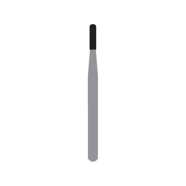Kerr Jet Tungsten Carbide Fine Cross Cut Bur 1956 009 Straight Fissure Dome FG 19mm (100)