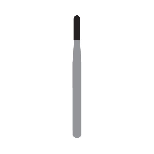 Kerr Jet Tungsten Carbide Fine Cross Cut Bur 1957 010 Straight Fissure Dome FG 19mm (100)
