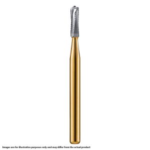 Kerr Jet Tungsten Carbide Fine Cross Cut Bur 1958L 012 Straight Fissure Dome FG 19mm (100)