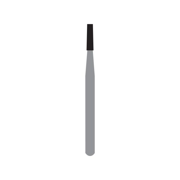 Kerr Jet Tungsten Carbide Fine Cross Cut Bur 2057 010 Straight Fissure FG 19mm (100)