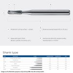 Kerr Jet Tungsten Carbide Operative Bur 256 009 Straight Flat End Fissure FG 19mm (5)