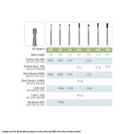 Kerr Jet Tungsten Carbide Operative Bur 333L 014 Pear FG 19mm (100)