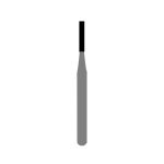 Kerr Jet Tungsten Carbide Operative Bur 556L 009 Straight Flat End X-Cut Fissure FG 19mm (100)