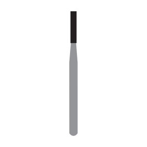 Kerr Jet Tungsten Carbide Operative Bur 557L 010 Straight Flat End X-Cut Fissure FG 19mm (100)