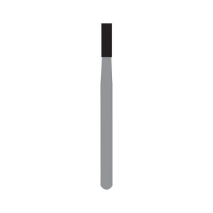 Kerr Jet Tungsten Carbide Operative Bur 558 012 Straight Flat End X-Cut Fissure FG 19mm (5)