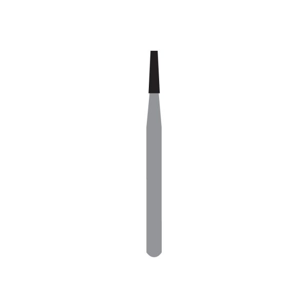 Kerr Jet Tungsten Carbide Operative Bur 700 010 Taper Flat End X-Cut Fissure FG 19mm (5)