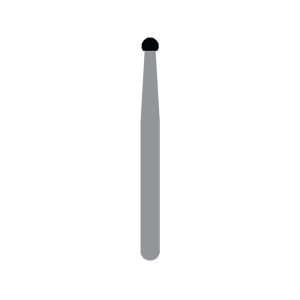 Kerr Jet Tungsten Carbide Trimming & Finishing Bur 7004 014 Round FG 19mm (5)