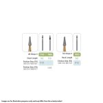 Kerr Jet Tungsten Carbide Trimming & Finishing Bur 7103 012 Concave Interproximal FG 19mm (5)