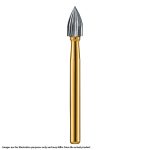 Kerr Jet Tungsten Carbide Trimming & Finishing Bur 7104 014 Flame FG 19mm (5)