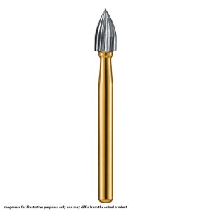 Kerr Jet Tungsten Carbide Trimming & Finishing Bur 7104 014 Flame FG 19mm (5)