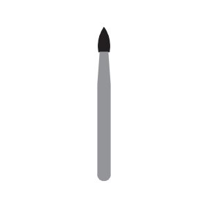 Kerr Jet Tungsten Carbide Trimming & Finishing Bur 7104 014 Flame FG 19mm (5)