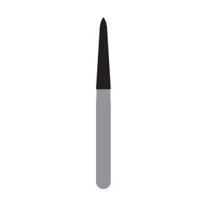 Kerr Jet Tungsten Carbide Trimming & Finishing Bur 7283 016 Taper Finishing FG 19mm (5)