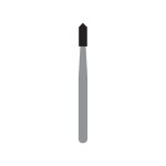 Kerr Jet Tungsten Carbide Trimming & Finishing Bur 7345 015 Crown & Bridge Chamfer FG 19mm (5)