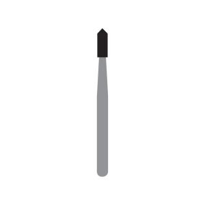 Kerr Jet Tungsten Carbide Trimming & Finishing Bur 7345 015 Crown & Bridge Chamfer FG 19mm (5)