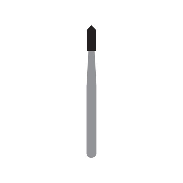 Kerr Jet Tungsten Carbide Trimming & Finishing Bur 7345 015 Crown & Bridge Chamfer FG 19mm (5)