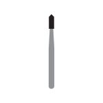 Kerr Jet Tungsten Carbide Trimming & Finishing Bur 7345 015 Crown & Bridge Chamfer FG 19mm (100)