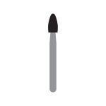 Kerr Jet Tungsten Carbide Trimming & Finishing Bur 7408 023 Egg FG 19mm (5)
