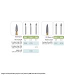 Kerr Jet Tungsten Carbide Trimming & Finishing Bur 7902 010 Needle FG 19mm (100)