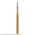 Kerr Jet Tungsten Carbide Fine Finishing Bur 9214 010 Taper Finishing FG 19mm (5)