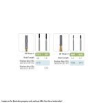 Kerr Jet Tungsten Carbide Fine Finishing Bur 9561 009 Straight Finishing FG 19mm (100)