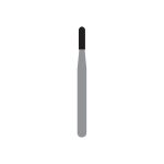 Kerr Jet Tungsten Carbide Fine Finishing Bur 9572 010 Straight Finishing FG 19mm (5)