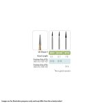 Kerr Jet Tungsten Carbide Fine Finishing Bur 9714 014 Taper Finishing FG 19mm (5)