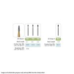 Kerr Jet Tungsten Carbide Fine Finishing Bur 9803 012 Bullet FG 19mm (5)