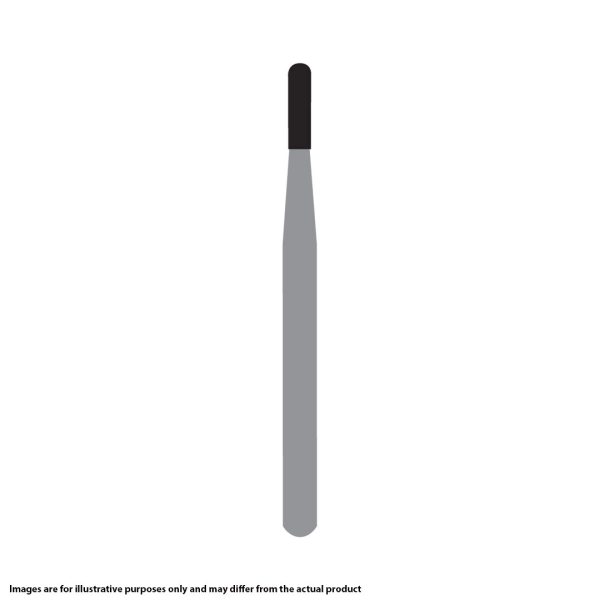 Kerr Jet Tungsten Carbide Operative Bur 1156 009 Straight Round End Fissure FG SS Short Shank 16.5mm (5)