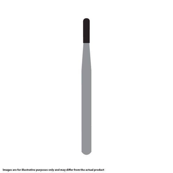 Kerr Jet Tungsten Carbide Operative Bur 1156 009 Straight Round End Fissure FG SS Short Shank 16.5mm (100)
