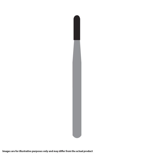 Kerr Jet Tungsten Carbide Operative Bur 1157 010 Straight Round End Fissure FG SS Short Shank 16.5mm (5)
