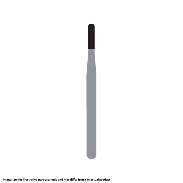 Kerr Jet Tungsten Carbide Operative Bur 1556 009 Straight Round End X-Cut Fissure FG SS Short Shank 16.5mm (100)