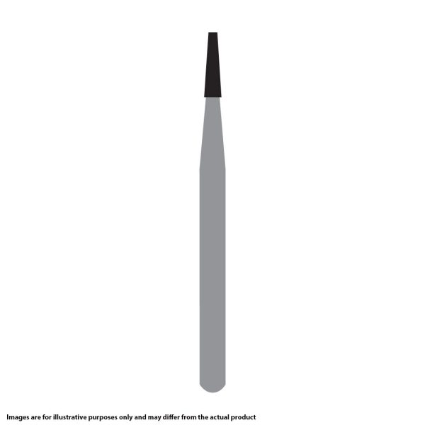 Kerr Jet Tungsten Carbide Operative Bur 169 009 Taper Flat End Fissure FG SS Short Shank 16.5mm (5)