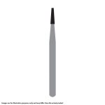 Kerr Jet Tungsten Carbide Operative Bur 169 009 Taper Flat End Fissure FG SS Short Shank 16.5mm (100)