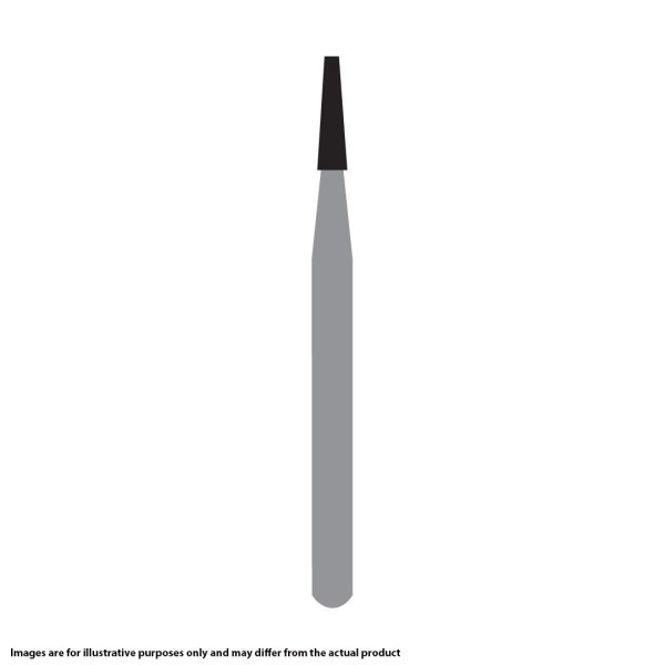 Kerr Jet Tungsten Carbide Operative Bur 170 010 Taper Flat End Fissure FG SS Short Shank 16.5mm (5)