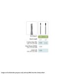 Kerr Jet Tungsten Carbide Operative Bur 245 009 Amalgam Prep FG SS Short Shank 16.5mm (100)