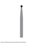 Kerr Jet Tungsten Carbide Operative Bur 3 012 Round FG SS Short Shank 16.5mm (100)