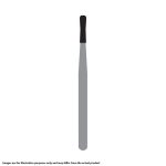 Kerr Jet Tungsten Carbide Operative Bur 331L 010 Pear FG SS Short Shank 16.5mm (5)
