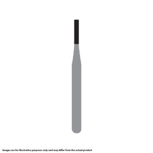 Kerr Jet Tungsten Carbide Operative Bur 556 009 Straight Flat End X-Cut Fissure FG SS Short Shank 16.5mm (100)