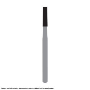 Kerr Jet Tungsten Carbide Operative Bur 558L 012 Straight Flat End X-Cut Fissure FG SS Short Shank 16.5mm (100)