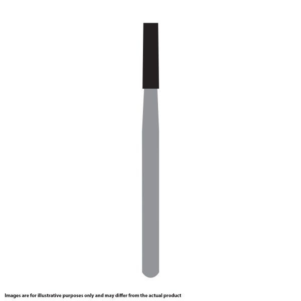 Kerr Jet Tungsten Carbide Operative Bur 558L 012 Straight Flat End X-Cut Fissure FG SS Short Shank 16.5mm (100)