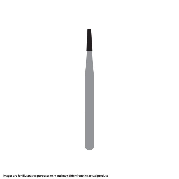 Kerr Jet Tungsten Carbide Operative Bur 699 009 Taper Flat End X-Cut Fissure FG SS Short Shank 16.5mm (100)