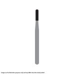 Kerr Jet Tungsten Carbide Operative Bur 1557 010 Straight Round End X-Cut Fissure FG OS Oral Surgery 25mm (100)