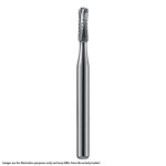 Kerr Jet Tungsten Carbide Operative Bur 1558 012 Straight Round End X-Cut Fissure FG OS Oral Surgery 25mm (100)