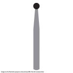 Kerr Jet Tungsten Carbide Fine Cross Cut Bur 1906 018 Round FG OS Oral Surgery 25mm (5)