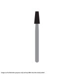 Kerr Jet Tungsten Carbide Operative Bur 703 021 Taper Flat End X-Cut Fissure FG OS Oral Surgery 25mm (100)